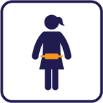 Túi đeo hông nữ/Nếu hình ảnh không được hiển thị, vui lòng tải lại trang